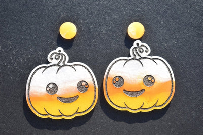 resin earrings or ornaments. Halloween themed