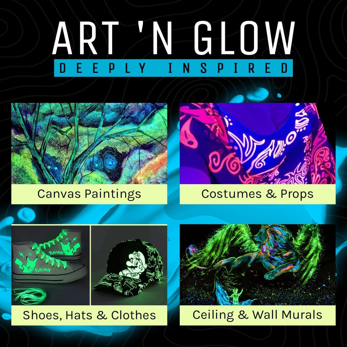 Glow in the Dark Paint  Bright Orange Glow Paint